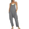 HAILTH Rompers for Women Casual Summer Jumpsuits Sleeveless Loose Spaghetti