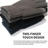 HGDGears Winter Warm Knitted Gloves for Men,Soft Lining,Touchscreen Thermal Knitted
