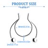 LuLiyLdJ 4 Pack Fake Pierced Nose Ring, Fake Septum Piercing,