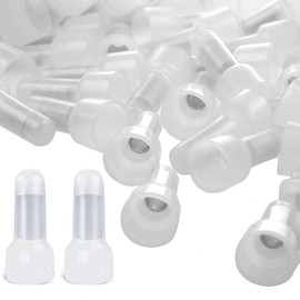 Teansic 500 Pcs Closed End Crimp Connectors 16-14 AWG Gauge Wire End Caps Protective Nylon Wire Crimps Connectors (CE2)