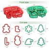 Mini Christmas Cookie Cutters, 8 Piece Small Xmas Holiday Cookies