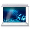 DV DESIGN Aquarium Fish Tank Background 32x21 cm - Atlantis