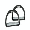 Shires Coloured Compositi Stirrups 686, Burgundy, Adults