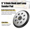 5" 8 Hole Hook & Loop Sander Replacement Pad for