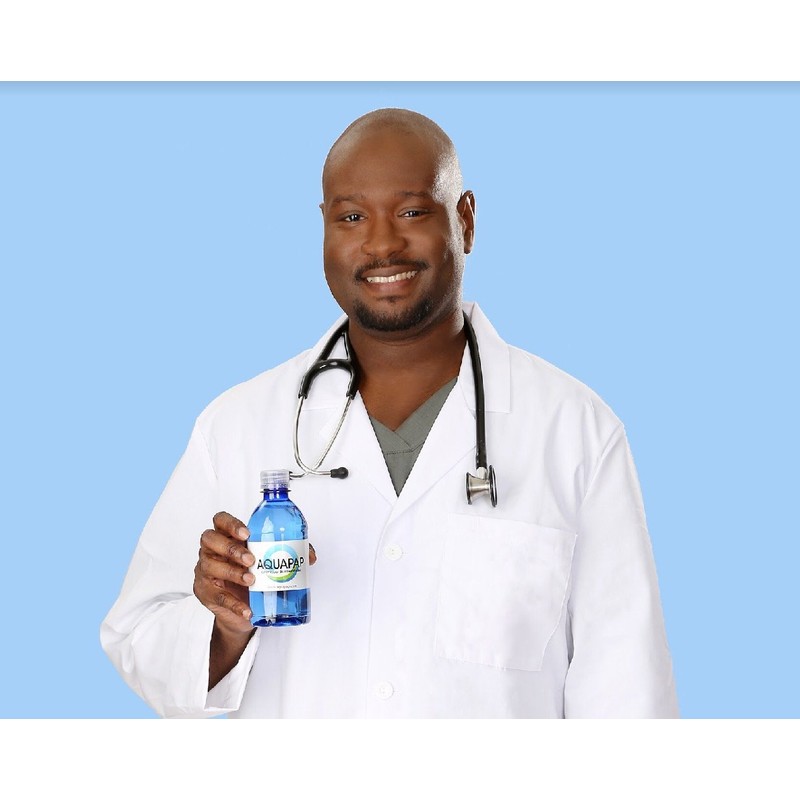 AQUAPAP 12 Ounce 8 Pack Vapor Distilled CPAP Water |