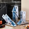 Yaocom 4 Pcs Adjustable Brace Fitting, Fit for 1/2" Bolt