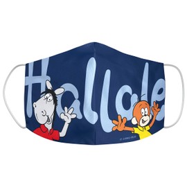 Äffle & Pferdle Mouth and Nose Mask Size M Hallole Dark Blue