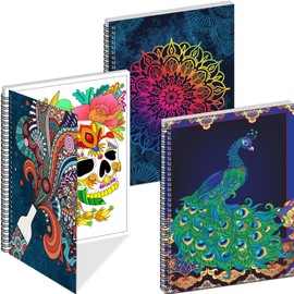 Elfew 3 Pack Adult Colouring Book for Adults Relaxation, A4 Colouring Books 60 Pages, Stress Relief Adult Coloring Book Include Mandalas Animal and Other Designs Adult Colouring Books for Women