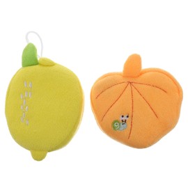 IWOWHERO 2Pcs Cartoon Fruit Shower Balls for Soft Sponge Bath Scrubber Fun Bathing Accessory for Boys and Safe Durable Bath for Exfoliating and Massaging Skin