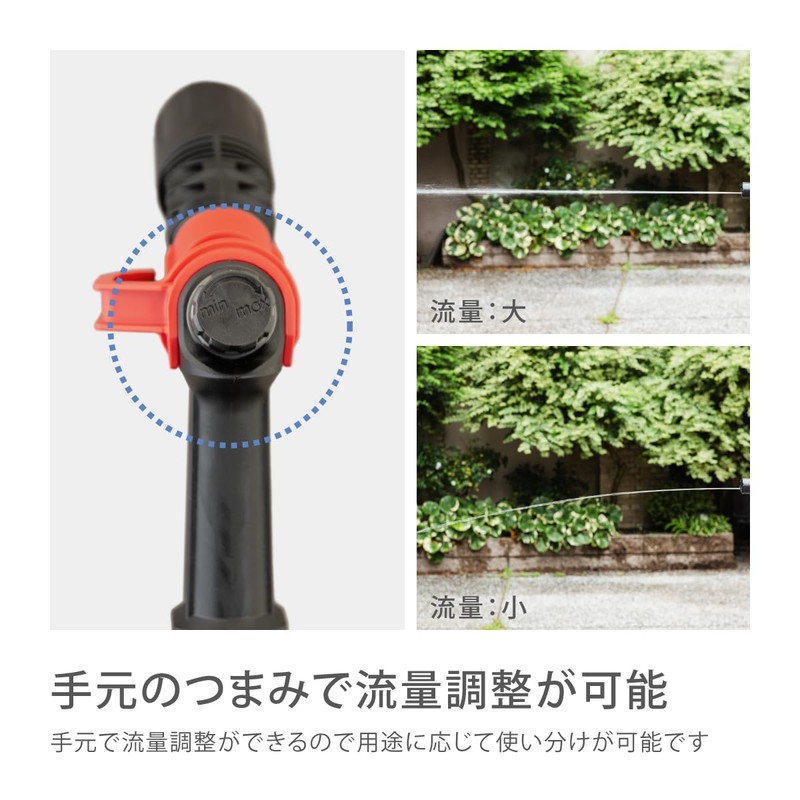 Takagi Watering Nozzle, Tough Gear Cyclone, Regular Hose, with Hook,