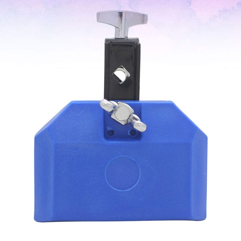 EXCEART Jam Block Plastic Latin Percussion Block Drum Musical Instrument