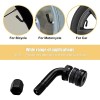 Motoforti 4Pcs Metal 90 Degree Valve Stem Vacuum Tyre Valve