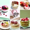 12 Pieces Round Cookie Biscuit Cutter Set,Graduated Circle Pastry Cutters,18/8