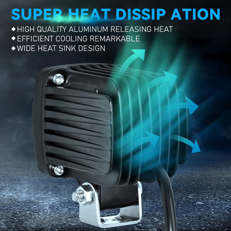 eTzone New Dynamic Forklift Lights Blue Forklift Spotlight Warehouse Pedestrian