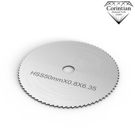 Corintian HSS Circular Saw Blade Set of 6 Including Extension Rod, Cutting Disc for Wood, Plastic, Fibreglass, Copper, Aluminium and Thin Sheet, Cutting Wheels, Rotary Tool