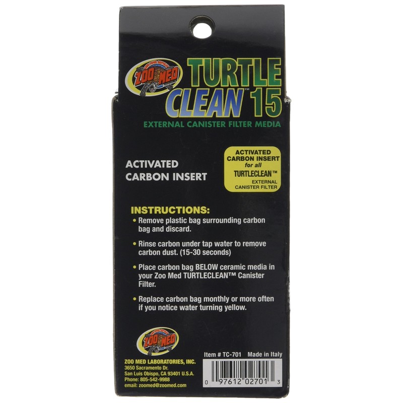 Zoo Med 501 Filter Media Activated Carbon Insert