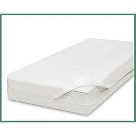 allsaneo Premium Allergy Sufferers Mattress Cover 140 x 200 x 20 cm | Allergy Cover Extra Soft and Lightweight | Anti Mite Encasing | Dust Mite Protection | Allergy-Proof Intermediate Cover | TÜV