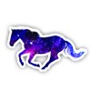 Horse Running Galaxy Sticker - Laptop Stickers - 2.5" Vinyl