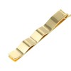 DonDon Men's Tie Clip Tie Pin Stainless Steel Gold patterned