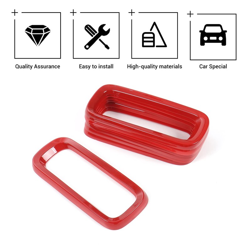 JeCar Front Grill Grille Inserts for 2016-2018 Jeep Renegade Unlimited