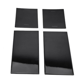 YOUTOOCAR C Pillar Trim Covers Rear Side Window Outer Pillar Post Panel Covers Compatible with Hyundai Santa Fe 2024-2026 Accessories (Glossy Black)