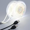 GOMING 5V COB USB LED Strip Light Cool White 6000K