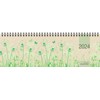 Table Landscape Calendar 2024 32 x 10.5 1W/2S Grass Paper