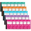 feela Mini Composition Notebook, Cute 30 Pack 5 Pastel Colors