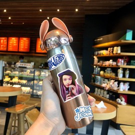 50pcs New Jeans Kpop Stickers Pack for Girls，Funny Kpop Decals for Teens Vinyl Waterproof Sticker for Laptop，Water Bottles，Hard Hat，Skateboard，Birthday Decorations Gifts for Kids/Adults