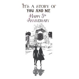It’s A Story of You and Me Happy 5th Anniversary: Anniversary Gift for her, Anniversary gift for him, 100 things I love about you, I love you, Husband wife, Father Mother Gift, A years of us