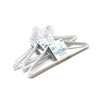 30 Count Vinyl Coated Heavy Duty Wire Cloth Hanger Plastic