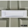 TERF® 250mm X 75mm Traditional Type Silver Letter Postal Plate