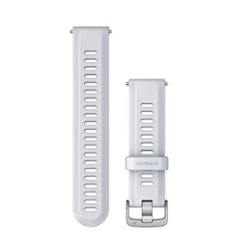 Garmin Replacement Band for Forerunner 955 White Silver [Genuine Japanese Product] Band Size 0.9 inches (22 mm)