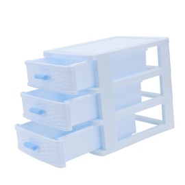 Outanaya Stackable Drawers Storage Box Multi-layer Desktop Organizer Trinket Box Bin Toy Storage Plastic Easy Clean Fashionable Novel Design