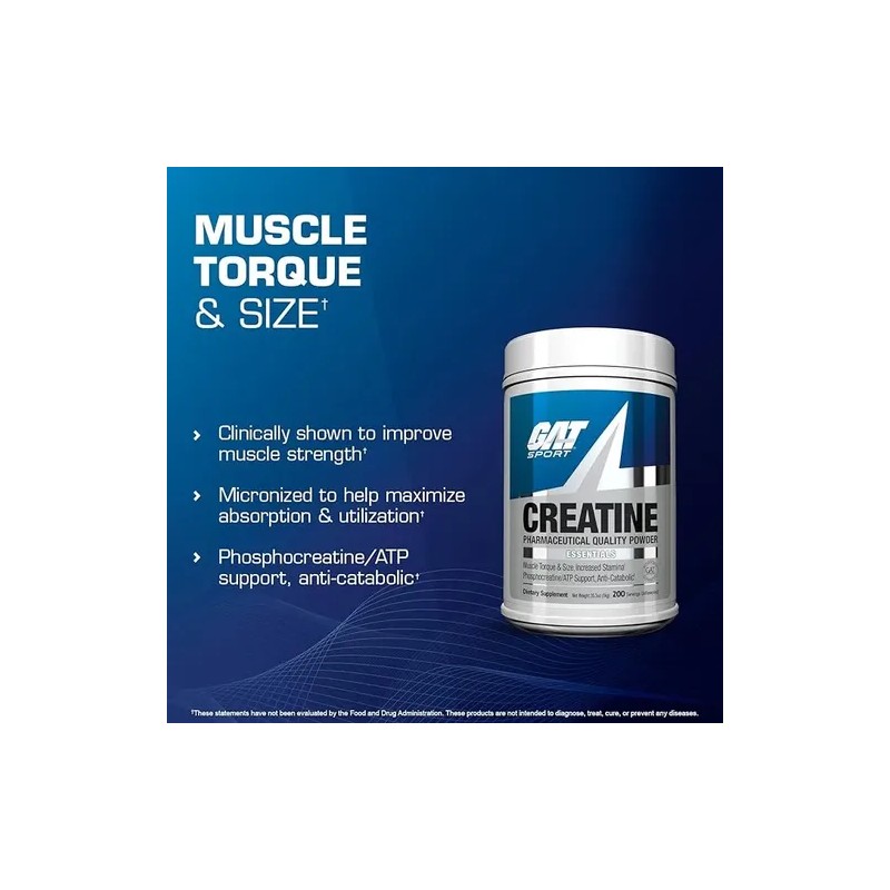 Creatina Gat Sport Monohidratada 1 Kg Sin Sabor