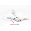 Retractable Mono Earphone Headphone 3.5mm w Mic Compatible with Motorola