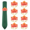 Boderier Thanksgiving Napkin Rings Set of 8 Fall Maple Leaf