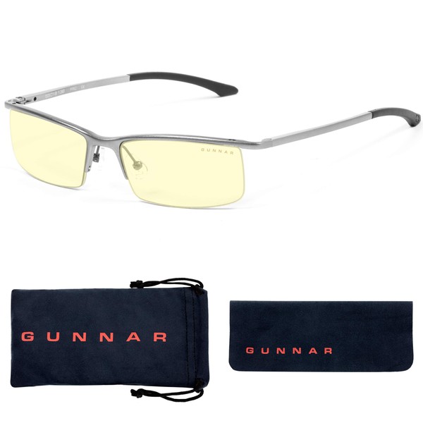 GUNNAR - Premium Gaming and Computer Glasses - Blocks 65% Blue Light - Emissary