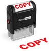 ExcelMark Copy Stamp Self Inking Rubber Stamp - Red Ink