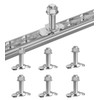 vandrabase 6 Pack L-Track Double Lug Threaded Stud Nut Fitting