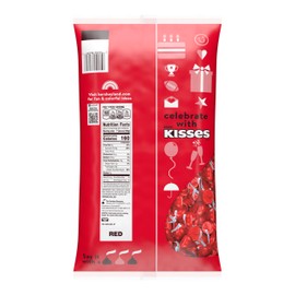 HERSHEY'S KISSES Milk Chocolate Candy Bulk Bag, 60 oz