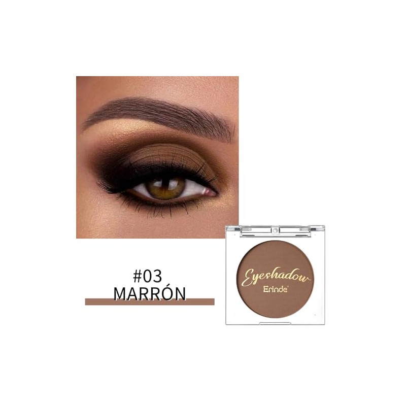 Erinde Mini Sombras Para Ojos Mate, Paleta De Sombras, 03