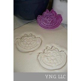 CHESHIRE CAT ALICE ADVENTURES IN WONDERLAND CHARACTER SPECIAL OCCASION COOKIE CUTTER BAKING TOOL 3D PRINTED MADE IN USA PR2297