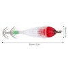 Luminous Squid Jig Hooks Red Light Colour LED Fishing Lure