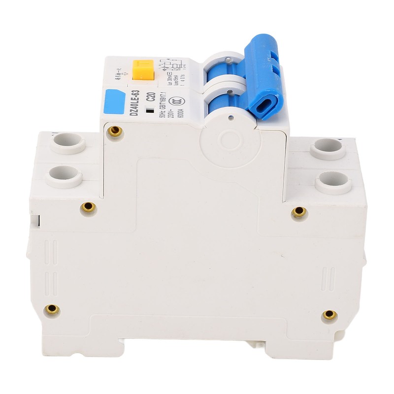 Air Circuit Breaker with Leakage Protector Dual Handle DIN Rail