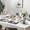 Lumaca Set of 6 Placemats, Washable (70% PVC and 30%