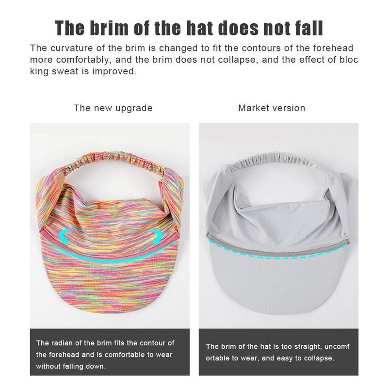 3Pcs Hats for Women Sun Visor Quick Dry Hats Sports