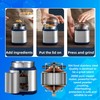 Electric Coffee Grinder 200W, Stainless Steel Blade Spice Grinder with