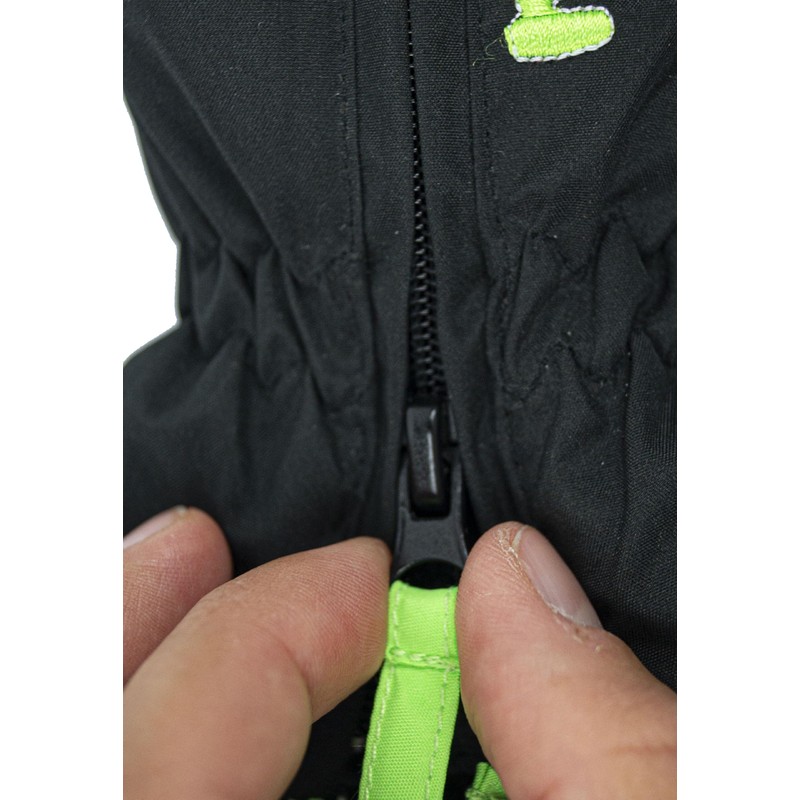 Reusch Baby Ben Mitten Gloves, Black/Neon Green, I