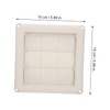 Mobestech 4 Plastic Louvered Vent Cover Air Conditioning Outlet for